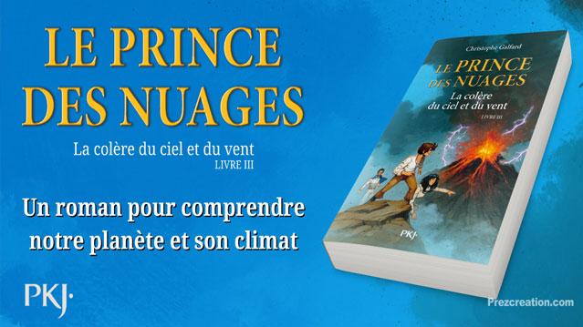 Une création et animation prezi qui devient une vidéo-teaser pour la promotion du livre « Le Prince des Nuages » (Edition Pocket Jeunesse).